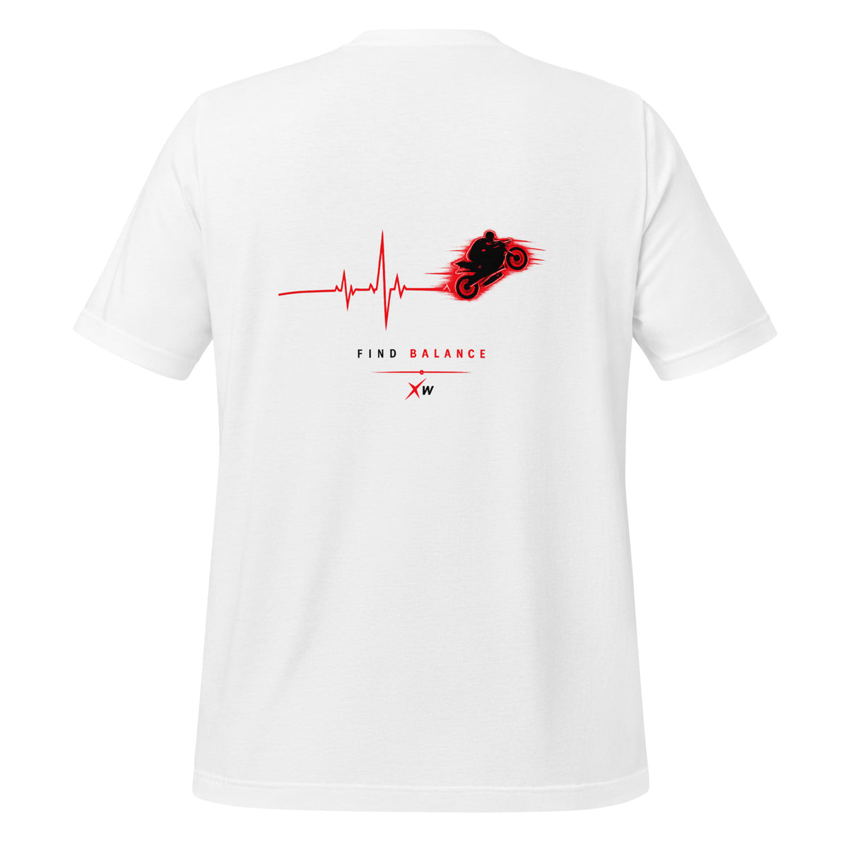 Unisex firminiai marškinėliai "White ride"